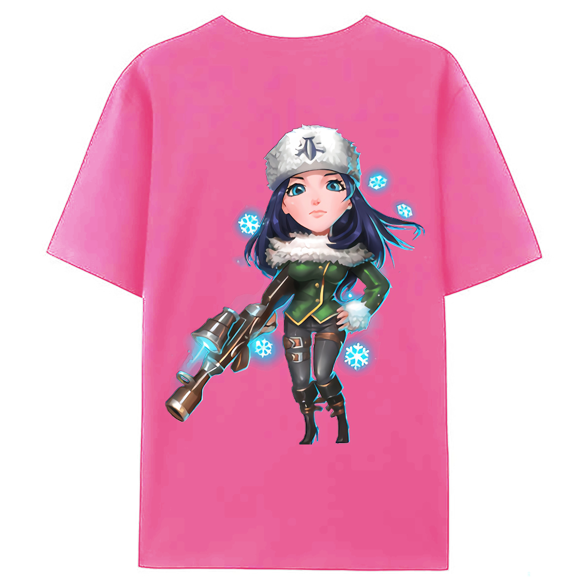 （画像用） リーグ・オブ・レジェンド League of Legends LOL レディース半袖Tシャツ(バックプリント)